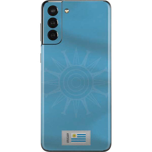 Uruguay Soccer Flag Galaxy S21 Plus 5G Skin